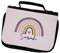 Striefchen® Kinder Mädchen Kulturtasche mit Namensaufdruck Regenbogen