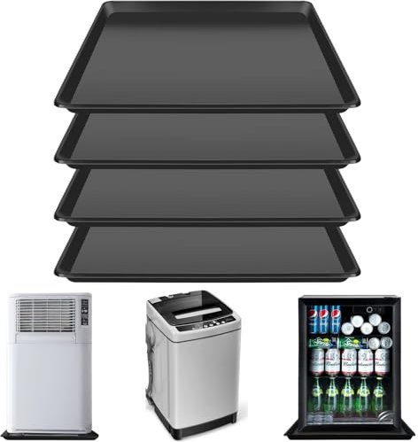 Bandeja de goteo grande de 22 x 21 pulgadas, mini bandeja de goteo para refrigerador, bandeja de goteo portátil de aire acondicionado, bandeja debajo de la lavadora, bandeja para lavavajillas,