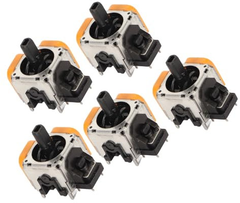 Joystick Analogici 3D da 5 Pezzi, Sostituzione Joystick Analogico 3D con Prestazioni Stabili, Kit di Riparazione per Controller PS5