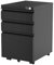 FLEXISPOT CB31-V2 3-Drawer Mobile File Cabinet for Home Office Rolling Filing Cabinet with Combination Lock and Wheels Letter Sized Documents and Letter and A4 Siz Under Desk File Office Drawer Black