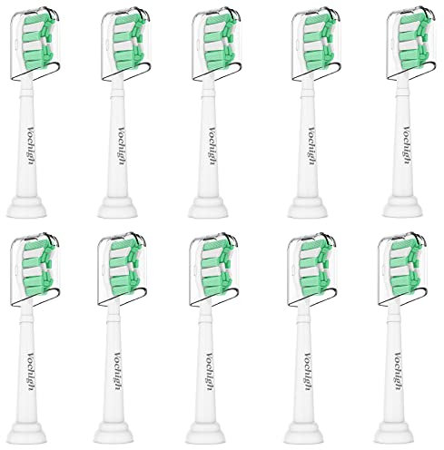 Vochigh Ersatzzahnbürstenköpfe kompatibel mit Philips Sonicare elektrische Zahnbürste, 10er-Pack
