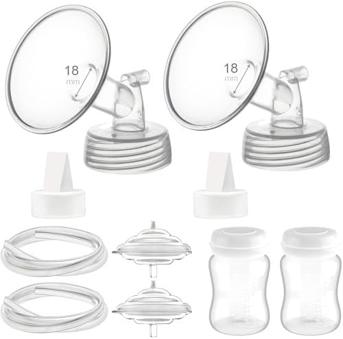 Generic Flange Pump Parts Compatible with Spectra S2 Spectra S1 Spectra 9 Plus Breastpump Spectra Pump Parts Replacement to Spectra S1 Plus Accessories Spectra Small Flange (18mm)