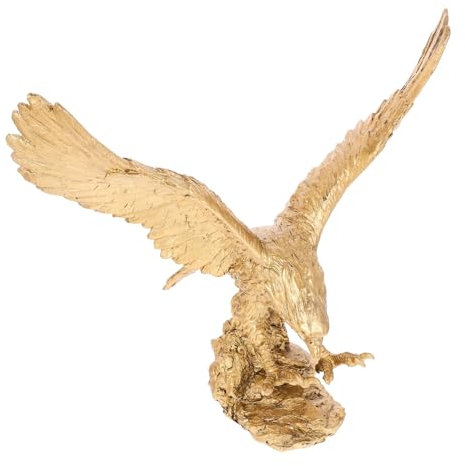 FUNOMOCYA Harz Statue Dekor Skulptur Home Office Arbeitszimmer Eingang Figurine Vogeldekoration Bürodekor -Dekoration Adlerfiguren-dekor