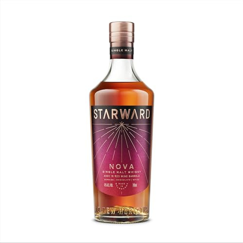 Starward | Nova | Single Malt Australian Whisky | 700 ml | 41% Vol. | Vollmundig & Würzig | Noten von Beerenfrüchte, Vanille & Karamell | Delikater & weicher Abgang