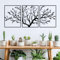 Pduoduo Grande albero della vita metallo Wall Art Decor 3 pannelli albero ramo ferro ornamento appeso segno moderno ramo di metallo decorazione murale per la casa decorazione murale (53in x 23,6in)