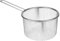 Space Home - Cestillo para Freír con Mango - Cesta Freidora - Acero Inoxidable - Malla para Freir - Escurridor de Alimentos - 16 cm