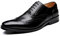 MlYJmer Zapatos de Vestir Oxfords Zapatos de Cordones Zapatos de Traje Formales Derby para Hombre,Negro,42 EU