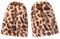 HINAYOSAN Beinstulpen für Damen und Mädchen, Vintage-Leopardenmuster, Plüsch, pelzige Beinstulpen für Frauen, flauschige Stiefelüberzüge, Beingamaschen, Wadensocken, Wintermodezubehör, ccc617, A