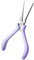 C - Pinza de uñas curvadas para puntas de gel, pinza de acero inoxidable y clip para esculpir uñas, arte de manicura y pedicura