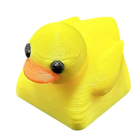 Duck Keycap - Small Resin Duck Keyboard Keycaps | Little Yellow Duck Axis Mechanical Keyboard Keycap, Keyboard Stylish Keycap Replacement, Decorative Animal Keycaps For Home, Workplace