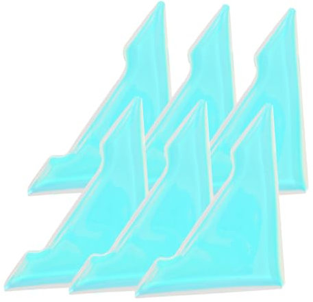 JECOMPRIS Autotür Selbstklebende Kollisionsaufkleber 6 Stück Autotür-eckenschutz Nachtsicht