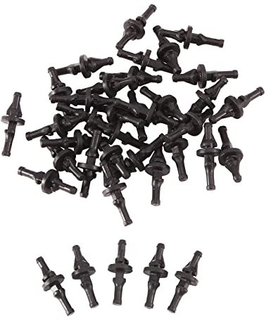 Cpolebev 32 PCS Rubber Anti Vibration Mount Screw Pin Rivet,for PC Case Fans Anti Vibration