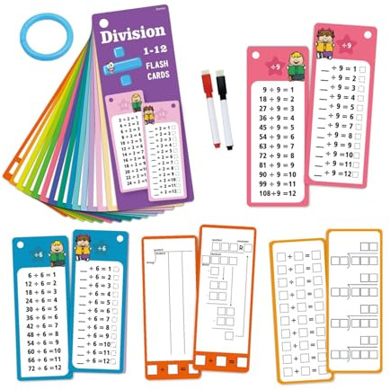 Mathematik-Karten, Lernkarten zum Mathematik-Lernen, Mathematik-Spiele für Kinder mit Ring, Reisespiele, numerische Flash-Karten, Mathematikspielzeug