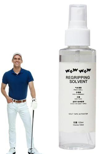 Golf Club Lösungsmittel - 120 Ml Grip Tape Activator -Lösung, Langlebiger Golf -Lösungsmittelspray, Effektiver Professioneller Club Grip Cleaner Für Irons Putter