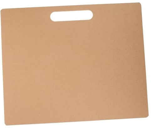 Homoyoyo Holz Zeichenbrett für Künstler, Mal und Skizzenbrett | Khakifarbene Ausführung, Angenehme Haptik, für Outdoor Skizzen und Malen