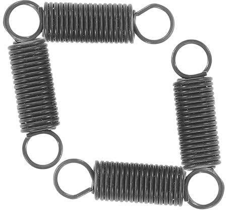 TOVINANNA 4 Stück Türhaken Feder Ersatz für Mikrowelle und Backofen Robuste Edelstahl Sprungfeder für Sicheren Türverschluss Kompatibel mit Midea Universal Einfache Montage 4 Stück