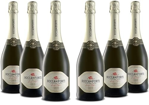 Rocca dei Forti Spumante Dolce - Pacco da 6 x 750 ml