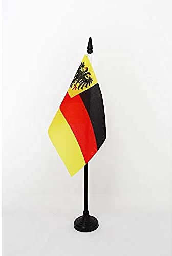 AZ FLAG Tischflagge Deutscher Bund 1815-1866 15X10Cm - Deutschen Bundes Tischfahne 10 X 15 Cm - Flaggen
