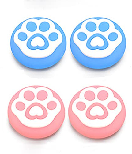 4 en 1 Joystick analógico de Silicona con Tapa para Pulgar y Pulgar, Funda para palancas de Mando para PS4, PS3, Xbox One, Xbox 360