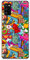 dakanna Kompatibel mit [ Samsung Galaxy A41 ] Flexible Silikon-Handy-Hülle [Transparent] Bunte Graffiti New York City Design, TPU Case Cover Schutzhülle für Dein Smartphone