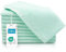 ZOLLNER Set de 10 Serviettes pour invités, 30x50 cm, Coton, Menthe