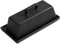 Sizikato Porcelain Butter Dish with Lid, Matte Black-7.5 inch