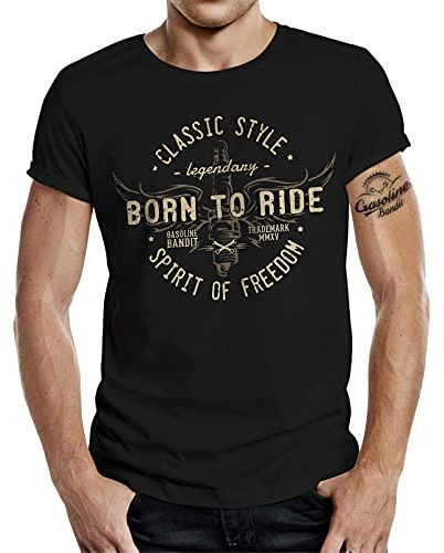 Classic Biker T-Shirt: Freedom