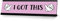 „I Got This Desk“-Schild, Designer-Serie, originelles Namensschild (5,1 x 20,3 cm)