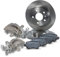 BESTPRICE BESTPRICE Bremsenset Hinterachse inkl. Bremsscheiben Ø 264 mm Voll + 2x Bremssattel und Bremsbeläge hinten, Kompatibel mit OPEL ASTRA G (T98), MERIVA A (X03), ZAFIRA A (T98)