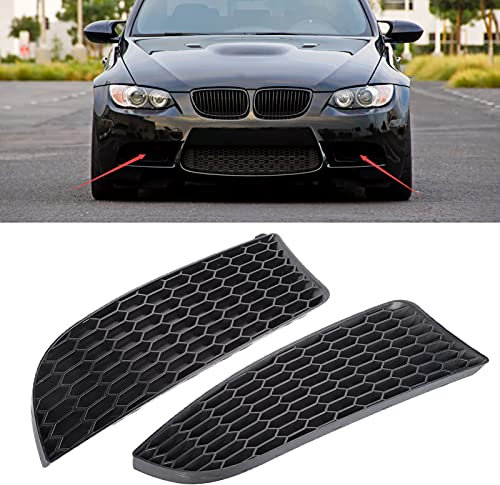 Qiilu Nebelscheinwerfergrill, Nebelscheinwerfergrill 2 Stück Frontstoßstange Nebelscheinwerfer Grillabdeckung Links Rechts Für M3 3 Serie E90 E91 E92 E93
