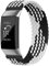 Vozehui Armband Kompatibel mit Fitbit Charge 3/Fitbit Charge 4 Armband, Elastisches Atmungsaktives Weiches Nylon Kinitting Sport Ersatzband für Damen Herren