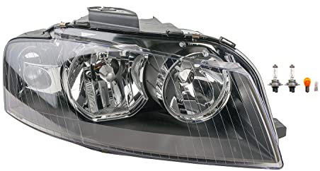 Johns, Scheinwerfer passend für Audi A3 8P 05/03-07/08 rechts + Leuchtmittel