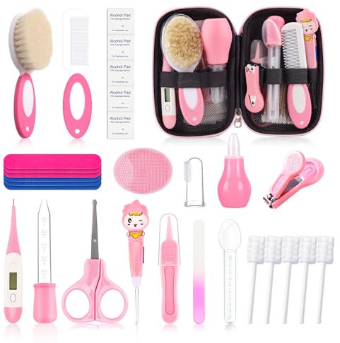 Baby Healthcare and Grooming Kit for Newborn Kids, 36PCS Upgraded Safety Baby Care Kit, Newborn Nursery Health Care Set, Baby Care Products