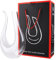 JMIATRY Wine Decanter, 1.5L Glass Wine Aerator, U Shaped Classic Red Wine Decanter with Easy Pour Slanted Spout