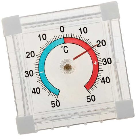 SIDCO Fensterthermometer Thermometer Außenthermometer selbstklebend Zimmer Thermometer