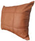 Kissen aus glattem und weichem Echtleder in Cognac Farbe Echt Leder Kissen Dekokissen Echtleder Rückenkissen Rindsleder Sofa Couch Leder Zierkissen Lederkissen Modell 18EL Leder Venice (40 x 60 cm)