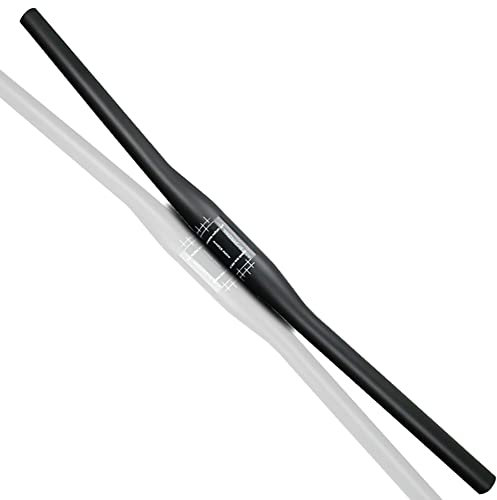 Mountainbike Carbon Lenker 31.8 Carbon Flach Lenker Downhill Mountainbike Bars MTB Carbon Lenker für Radfahren Leicht Flach Kohlefaser Lenker Carbon MTB Lenker UD Matt 760mm