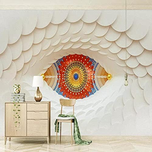 Papiers Peints De Cuisine, Papier Peint Photo 3D Mosaïque Blanche Abstraite Peintures Murales Auto-Adhésives Art Mur Photo Impression Photo Design Papier Peint Pour 200 (largeur) x 150 (hauteur) cm