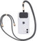 Fycyko Cordon Telephone Portable Cordon Tour de Cou Collier Laniere Réglable Sangle de Suspension Téléphone Portable Bandoulière avec Patch Compatible avec Tous Les des Smartphones - Noir Gris