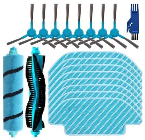 Kits de repuestos for robot barredor. Compatible for Robot aspirador Cecotec Conga 4090 4490 4690 5090 5490 6090, cepillo de rodillo lateral/suave, paño de mopa, trapos, accesorios de rueda ( Color :