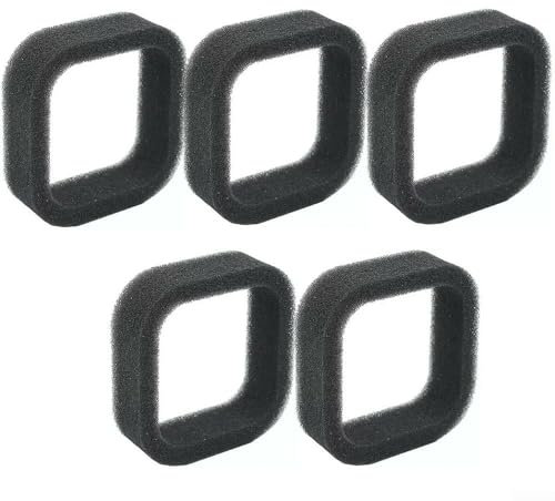 Esponja de filtro de aire fiable para varias desbrozadoras, 5 unidades, tamaño 50 mm x 43 mm