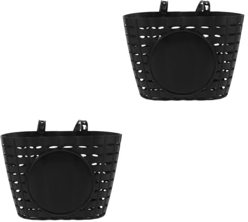 BESPORTBLE Fahrräder Fahrräder 2 STK Mountainbike-Korb körbe Für Kinder Abhebekörbe Für Fahrräder Großer Korb Aufbewahrungskorb Für Fahrräder Abnehmbarer Korb Weide Erwachsener Fräulein