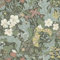 Timeet Papier peint autocollant - 41 x 300 cm - Film adhésif botanique - Vert - Motif fleurs et vignes - Imperméable - Pour meubles, cuisine, chambre à coucher