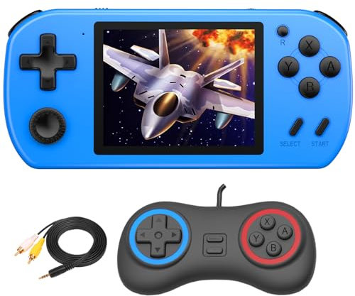 ZHISHAN Consola de juegos portátil consolas portátiles incluye 270 juegos clásicos vintage videojuegos 3.0 pulgadas LCD HD pantalla Arcade Recuperación Sistema de Recuperación Regalo de cumpleaños