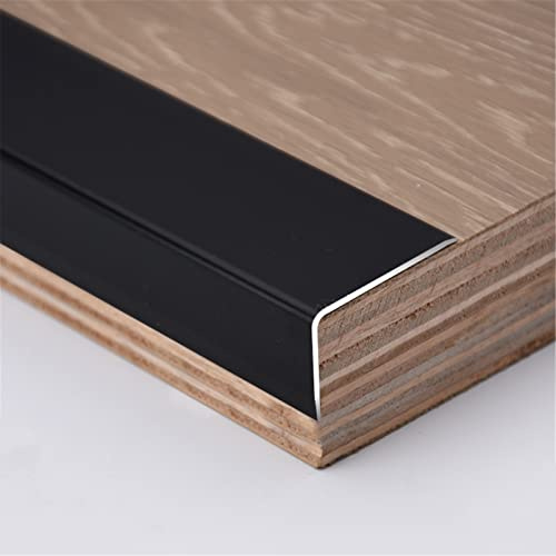 Floor Transition Strip Door Kitchen Bedroom, Thresholds Aluminum Floor Transition Strip, L Molding Carpet & Floor Edging Trim Strip Wood to Tile, for Indoor Outdoor Patio Door, 3/3.3/3.6/3.9/4.2/4.6/4