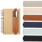 simarro 6pcs Adjustable Pen Holder Elastic Band, Detachable PU Leather Pen Sleeve Pouch Journal Pencil Holder for Notebook, Planners, Binders, and Books (6 Colors, Double Pack)