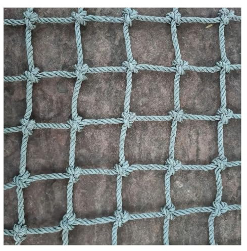 amhea Kletternetz Hängematte Schaukel Sicherheitskletterrahmen Kletterseil Netz Fracht Kindernetze Für Kinder, Sicherheitsnetz Frachtseil (Color : 6mm-15cm, Size : 3X4m/9.8X13.12ft)