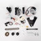 DeeDuud Ebike Umbausatz Ebike Conversion Kit 36V 250W Elektrofahrrad Motor Kit mit Freilauf für 22-28 Zoll Fahrrad