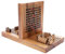Engelhart - 350430 - Schiffe Versenken aus Holz - Traditionelles ökologisches Holzspiel - Strategiespiel - Brettspiel