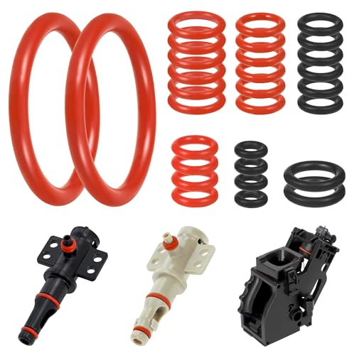 Lot de 30 joints toriques pour Philips - En silicone - Kit d'entretien pour soupape de soutien, soupape à vapeur, soupape d'écoulement de machine à café - Pièces de rechange